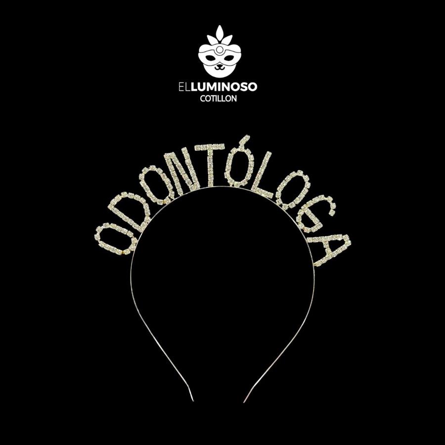 VINCHA STRASS METAL ODONTOLOGA