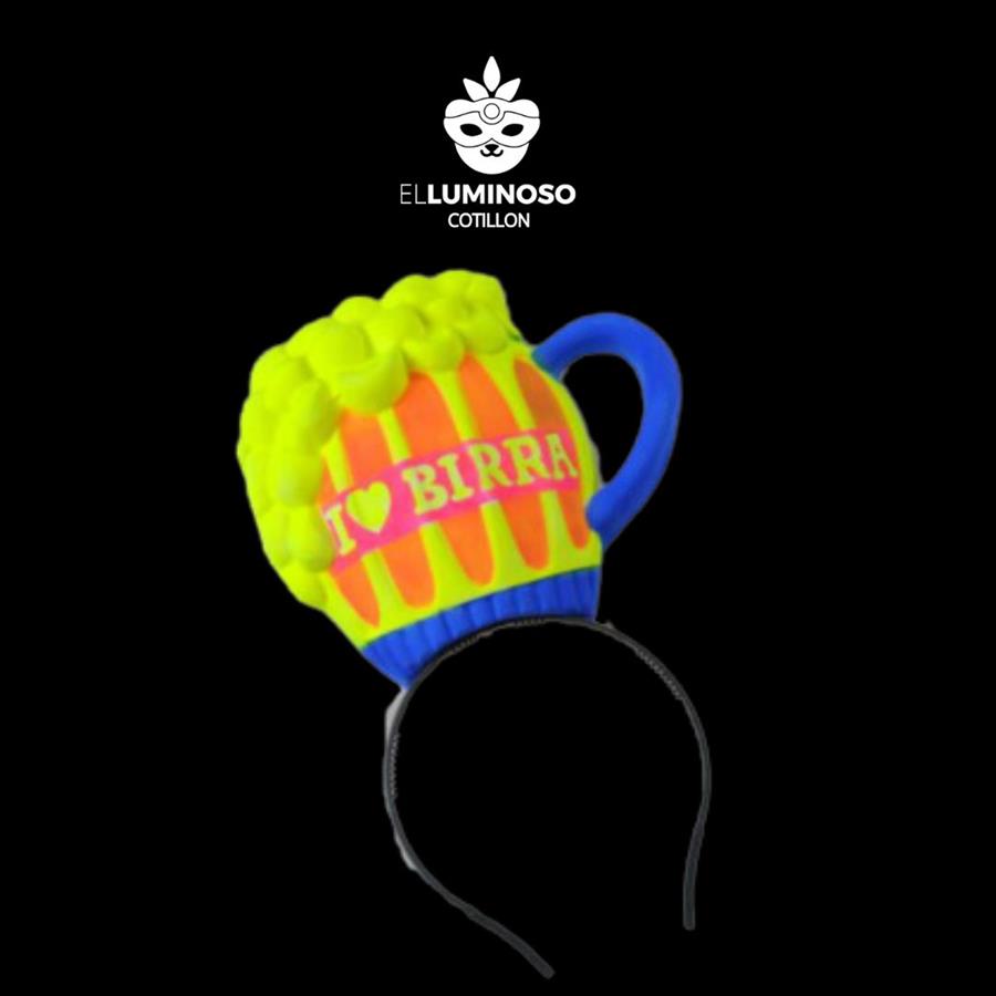 VINCHA BIRRA FLUO X6 TP