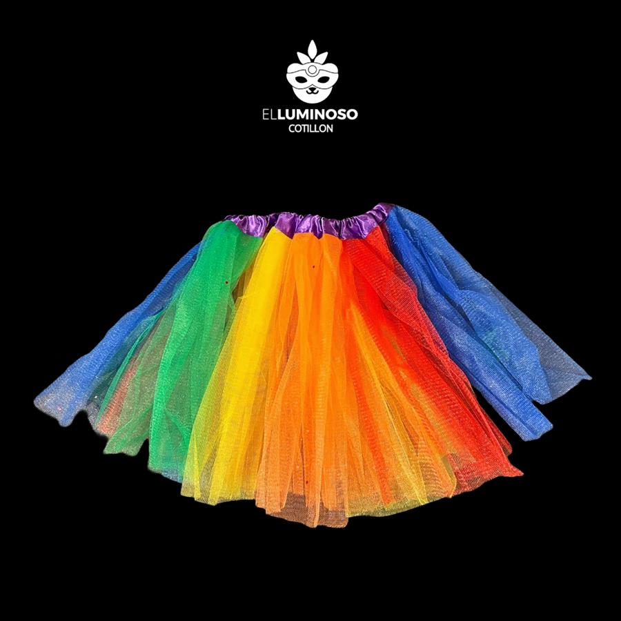 POLLERA TUTU MULTICOLOR MM180-17