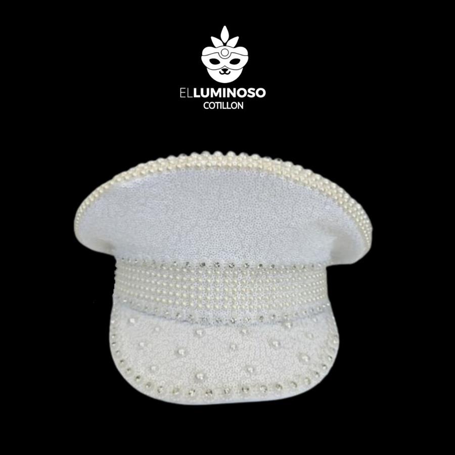 GORRO ALMIRANTE BLANCO MM206-02B