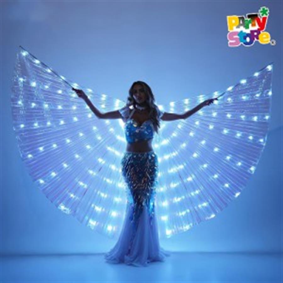 ALAS LED TALLE CHICO BLANCAS 100CM