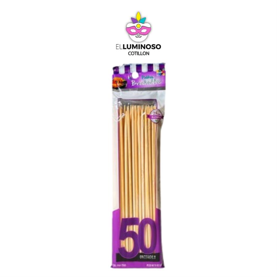 PALITO BROCHETTE GRUESO 25CM X50 PS PA4-2550