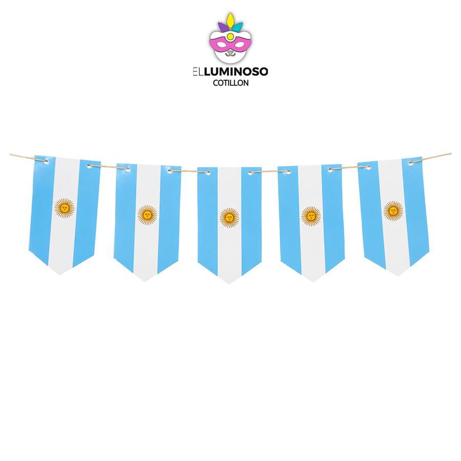 BANDERIN ARGENTINA TRIANGULAR 1,5MTS