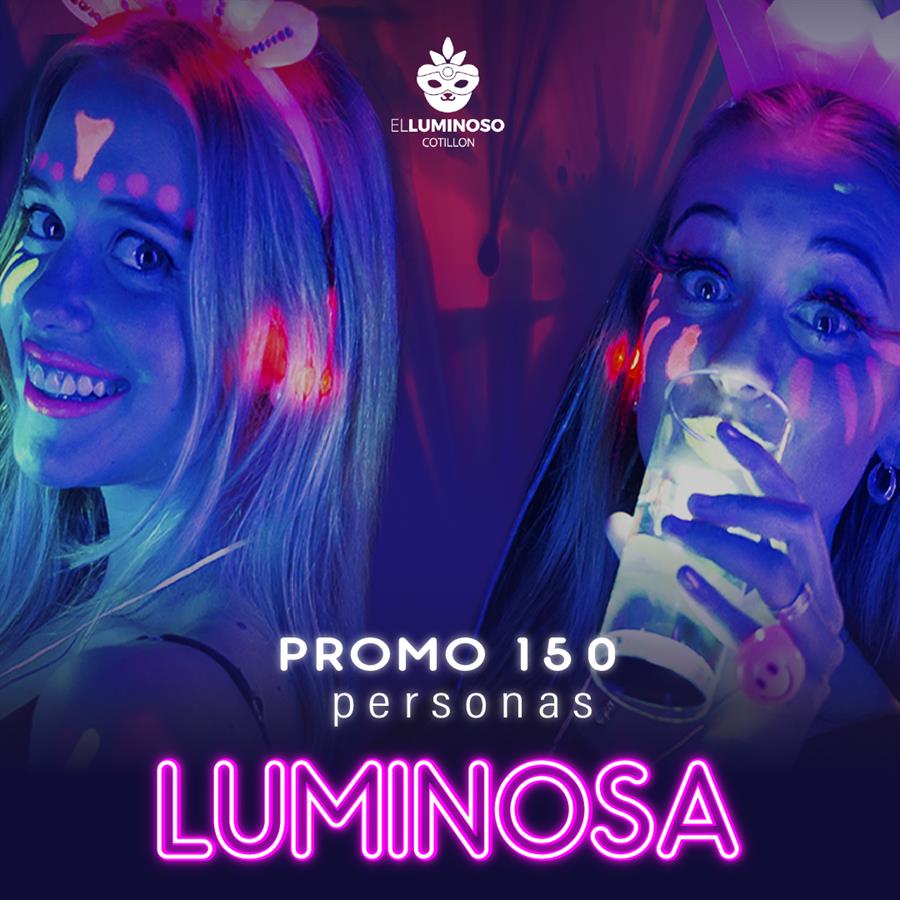 PROMO 150 PERSONAS LUMINOSO