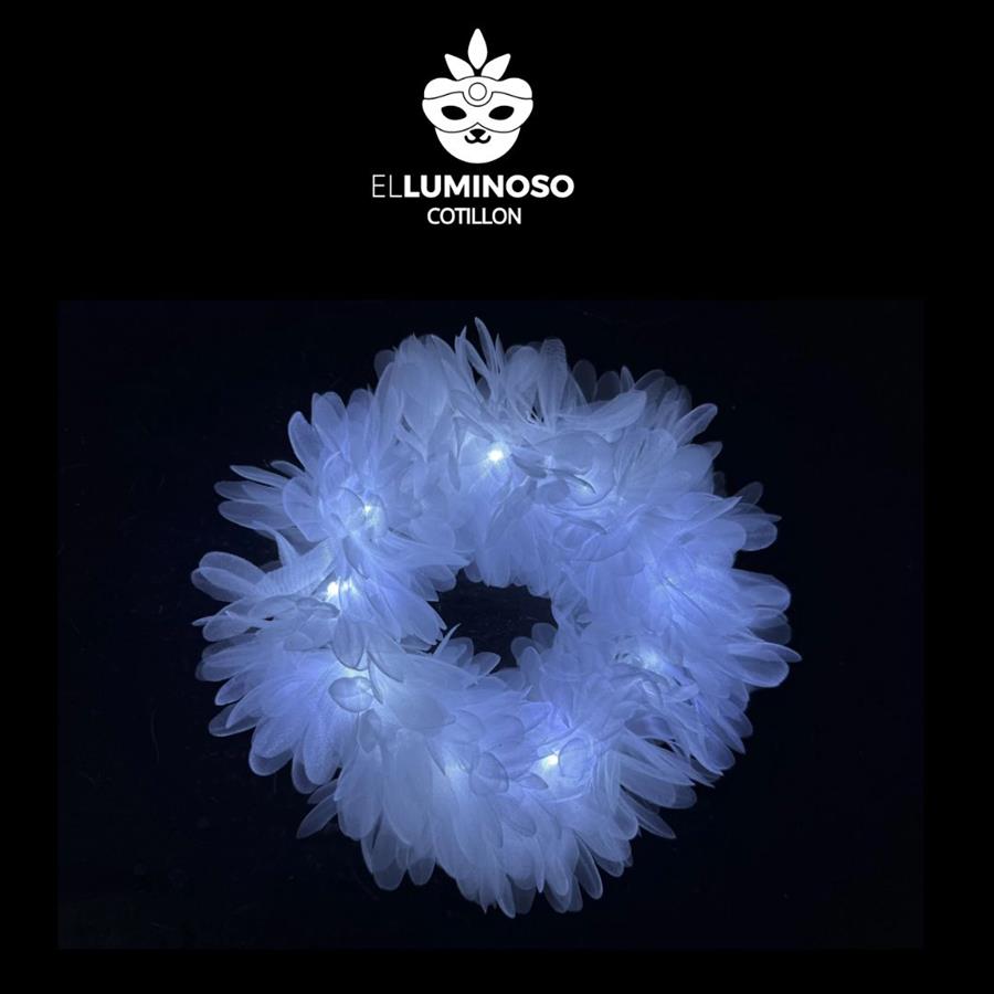 VINCHA SEDA GERBERA FT LED